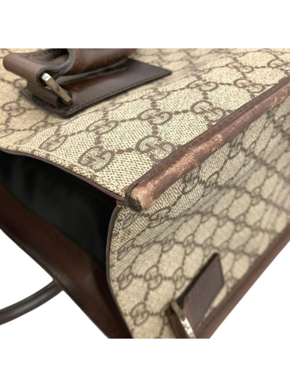 Gucci GG Supreme Tote Leather - Picture 6 of 9